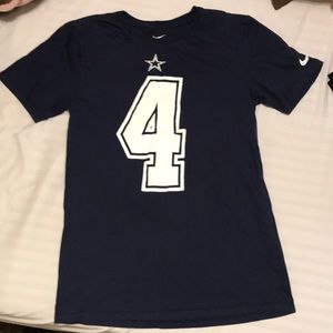 Cowboys shirt dak Prescott navy blue relaxed fit